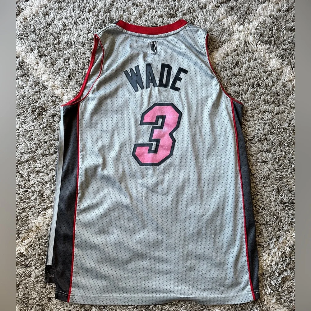 Adidas Miami Heat Dwayne Wade jersey